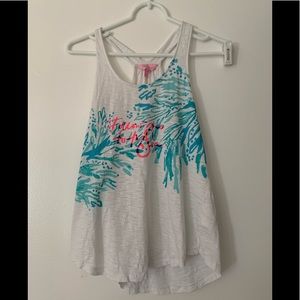 “Follow me to the sea” Lilly Pulitzer tank